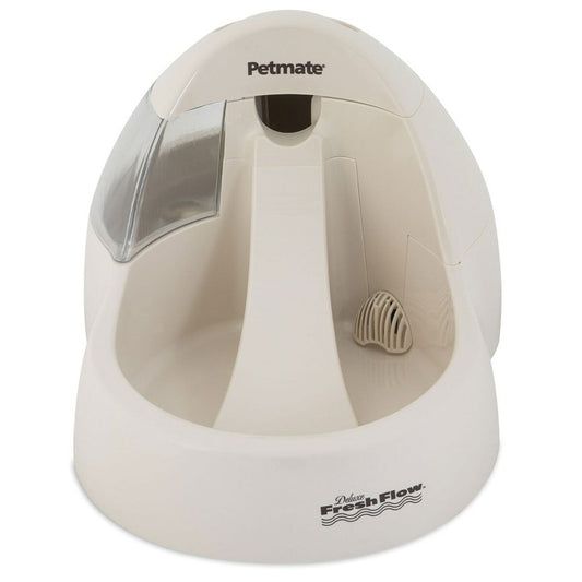 Pet Water Fountain Pet Mate Deluxe Fresh Flow Cream Beige Plastic 3 L-0